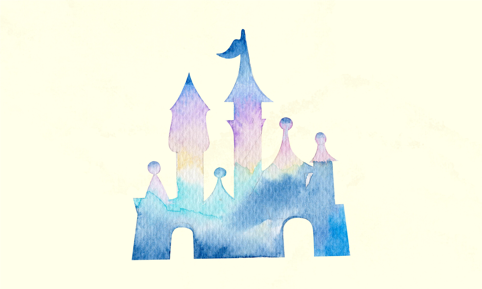 A colorful castle